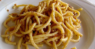 BIGOLI IN ANCHOVY SAUCE