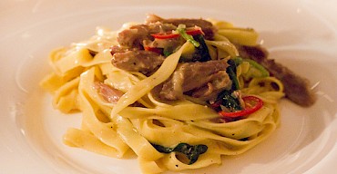 TAGLIATELLE WITH HARE SAUCE