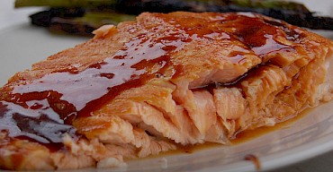 GRILLED MARINATED SALMON